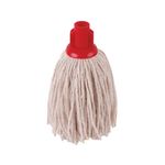 2Work 12Oz Py Smooth Mop Red Pk10