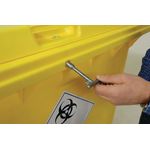 2Work Wheelie Bin Lock Clinical 80L