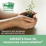 Post-It S/S Recy 47.6X47.6 Ast Pk12