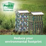 Post-It S/S Recyc 76X76 C/Yllw Pk12