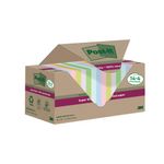Post-It S/S Recycle 76X76 Asst Pk18
