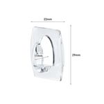 3M Command Mini Clr Hooks/Clear Stps