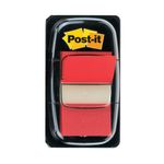 3M Post-It Index Red X50 Plus Dispen