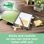 Post-It Rcycld 76X127 100Sh Ylw Pk16