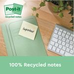 Post-It Recycled Note 100S C/Ylw Pk6