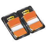 Postit Index Flag Dispenser Org Pk2