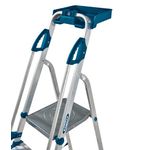 Workstation 4 Tread Stepladder Blue