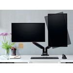 Kensington Smartfit Dual Mon Arm Blk
