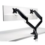 Kensington Smartfit Dual Mon Arm Blk