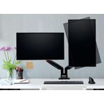 Kensington Smartfit Dual Mon Arm Blk