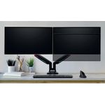 Kensington Smartfit Dual Mon Arm Blk