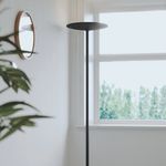 Alba Led Floor Lamp Round Head Black