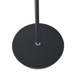 Alba Led Floor Lamp Round Head Black