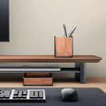 Alba Desktop Tray Black/Walnut