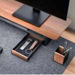 Alba Desktop Tray Black/Walnut