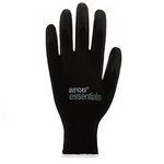 Blk Pu Nylon Gloves Prs 6 Pk12