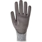 Grip Light Grey Pu Gloves 8 Pk12