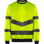 Yellow Hi-Vis Sweatshirt L