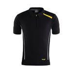 Mens Black Polo T-Shirt L