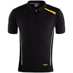 Mens Black Polo T-Shirt 3Xl
