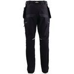 Tech Mens Black Cargo Trousers S