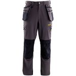Tech Mens Grey Cargo Trousers M