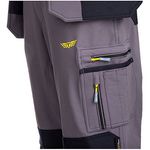 Tech Mens Grey Cargo Trousers 2Xl