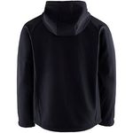 Mens Black Hooded Softshell Jacket M