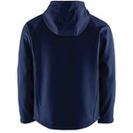 Mens Navy Hooded Softshell Jacket S