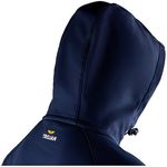 Mens Nvy Hooded Softshell Jacket 3Xl