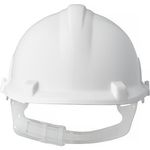 Champion White Unvented Sr Helmet