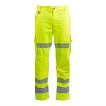 Ylw Hi-Vis Cargo Trousers 42R