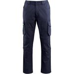 Mens Navy Cargo Trousers 40R