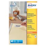 Avery Remv Lsr Lbls Wht 80L/Sht Bx25