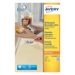 Avery Remv Lsr Lbls Wht 189L/Sh Bx25