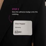 Self-Adhesive Visitor Badges Roll