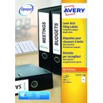 Avery Lsr Lvr Arc Spne Lbl Wht Bx100