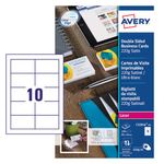 Avery Qck/Cln Bus Crd 10P/S Lsr Pk25