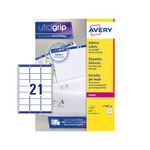 Avery Lsr Add Lbls Wht 21L/Sht Bx 40