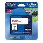 Brother Tze Tpe 24Mmx8M Red/Wht Tpe