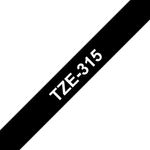 Brother Tze Tpe 6Mmx8M Wht/Blk Tpe