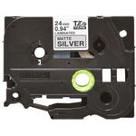 Brother Tze Tpe 24Mmx8M Blk/Slv Tpe
