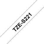 Brother Tze Tpe 9Mmx8M Blk/Wht Tpe