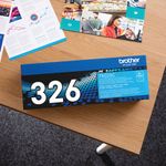 Brother Tn-326C Toner Cart Hy Cyan
