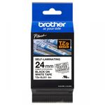 Brother Tze Slf-Lam Tpe 24Mm Blk/Wht