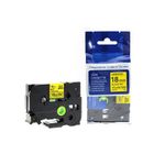 Brother Tze Tpe 18Mmx8M Blk/Ylw Tpe