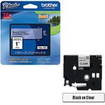 Brother Tze Tpe 24Mmx8M Blk/Clr Tpe
