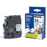 Brother Tze Tpe 24Mmx8M Blue/Wht Tpe