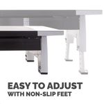 Office Suites Std Mon Stand Blk/Slv