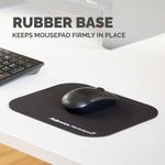 Microban Antibacterial Mouse Mat Blk